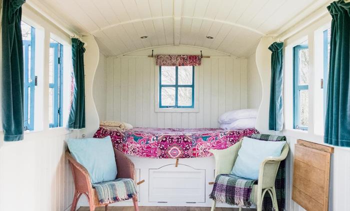 shepherd's hut - inside